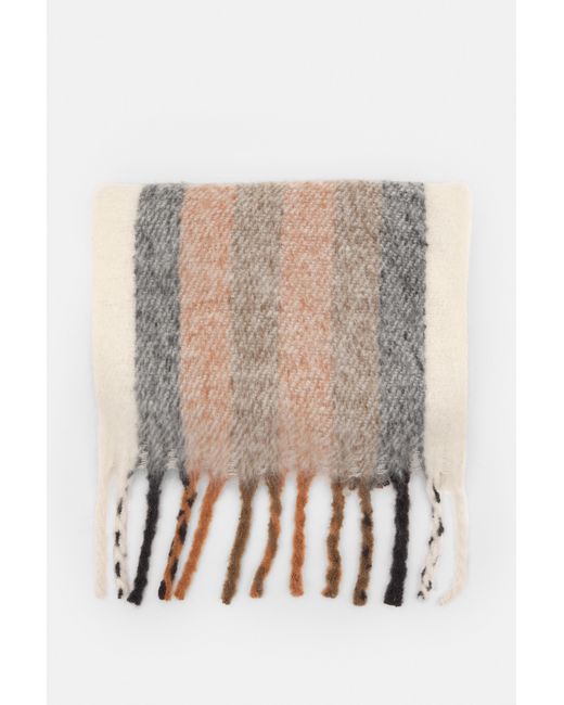 Sciarpa A Righe Soft Con Frange di Pull&Bear in Natural