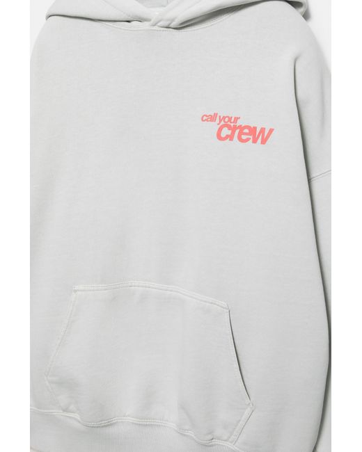 Sweat À Capuche Crew Studios Pull&Bear en coloris White