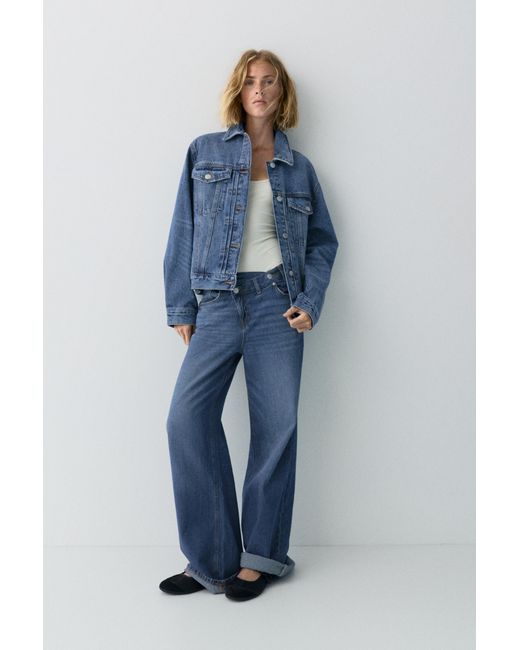Pull&Bear Blue Denim Jacket