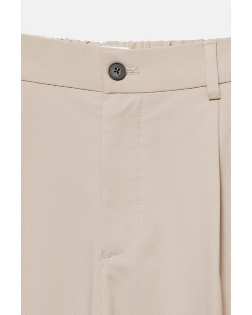 Pantalon Tailoring Wide Leg Pull&Bear pour homme en coloris Black