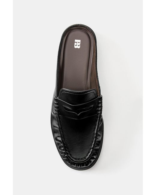 Pull&Bear Geplooide Slingback-Instappers in het White
