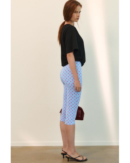 Pull&Bear Multicolor Polka Dot Capris Leggings