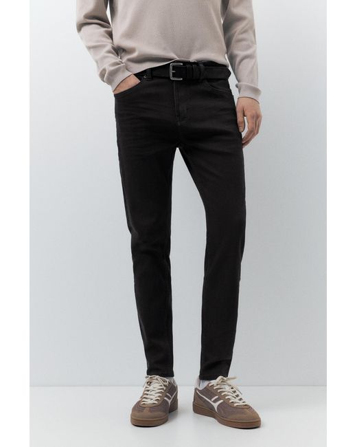 Pull&Bear Gray Basic Skinny Jeans for men
