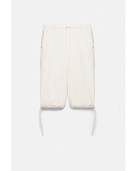 Pull&Bear Technische Capri Pofbroek in het Gray