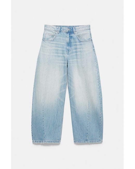 Jean Barrel Coutures Pull&Bear pour homme en coloris Blue