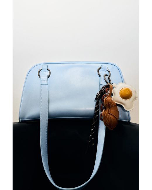 Pull&Bear Blue Embellished Shoulder Bag