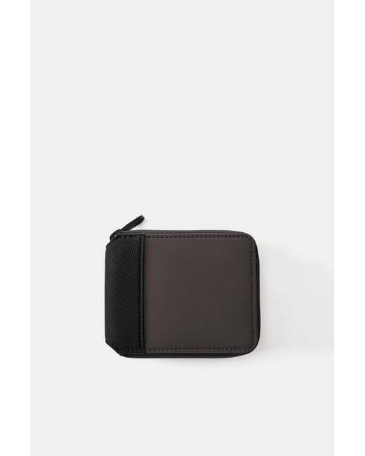 Pull&Bear Gecoate Portemonnee in het Black voor heren