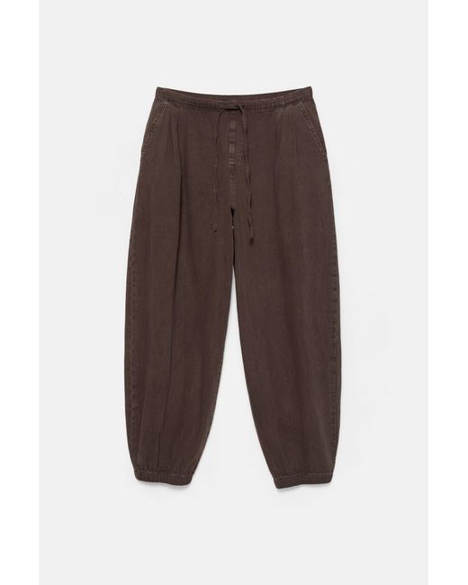 Pull&Bear Brown Pumphose Mit Gummizug