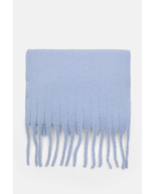 Pull&Bear Blue Maxi Mohair-Effect Scarf