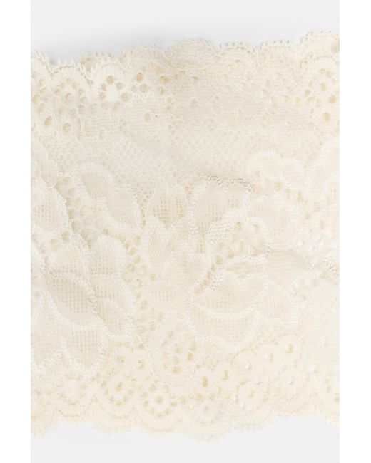 Pull&Bear White Stretch Lace Headband