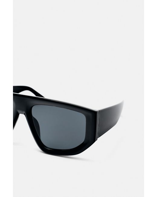 Pull&Bear Black Aviator Cateye Sunglasses
