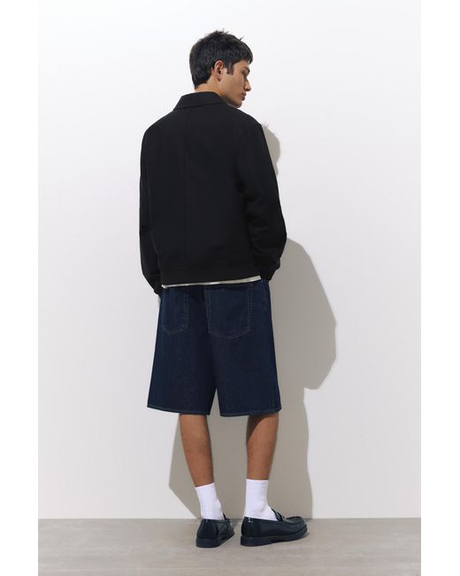 Pull&Bear Blue Cotton Jacket for men