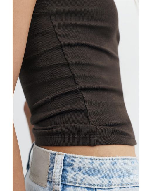 Pull&Bear Tanktop Met Modal in het Black