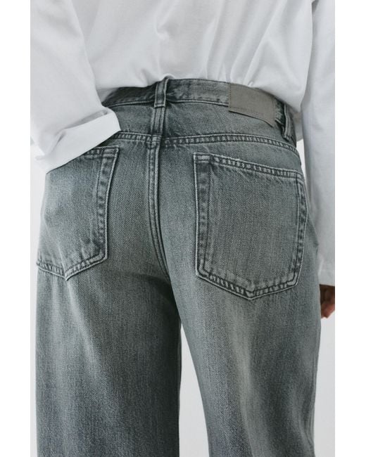 Jean Baggy Oversize Pull&Bear en coloris Gray