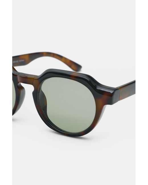 Pull&Bear Brown Tortoiseshell Effect Sunglasses for men