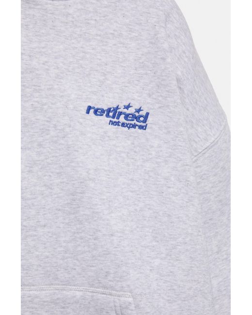 Felpa Cappuccio Stelle E Testo di Pull&Bear in White