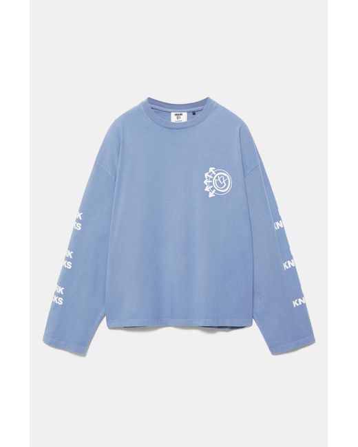 Pull&Bear Blue Blink 182 T-Shirt
