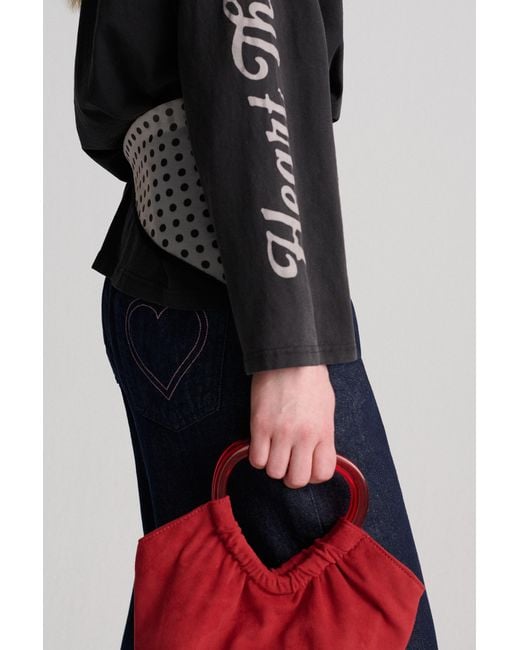 Pull&Bear Black Long Sleeve Cupid T-Shirt