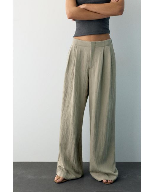 Pull&Bear Multicolor Darted Smart Trousers