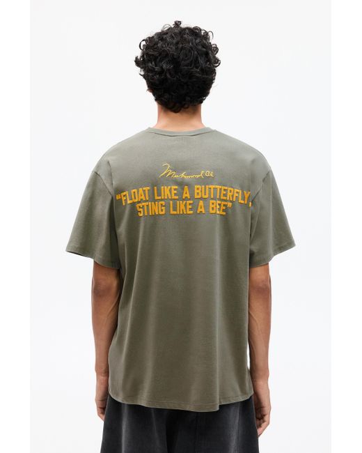 Pull&Bear Grünes T-Shirt Muhammad Ali in Green für Herren