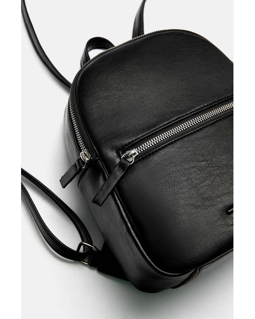 Pull&Bear Black Basic-Rucksack