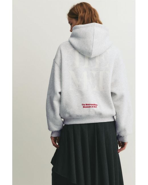Pull&Bear Black The Met Hoodie