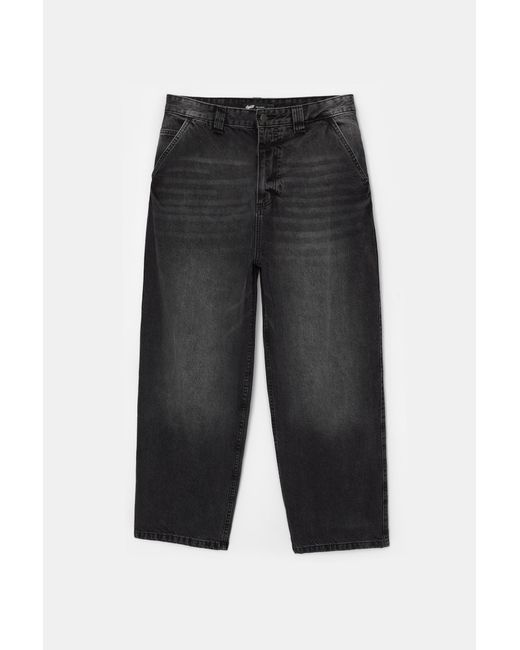 Pull&Bear Black Stwd Skater Jeans for men
