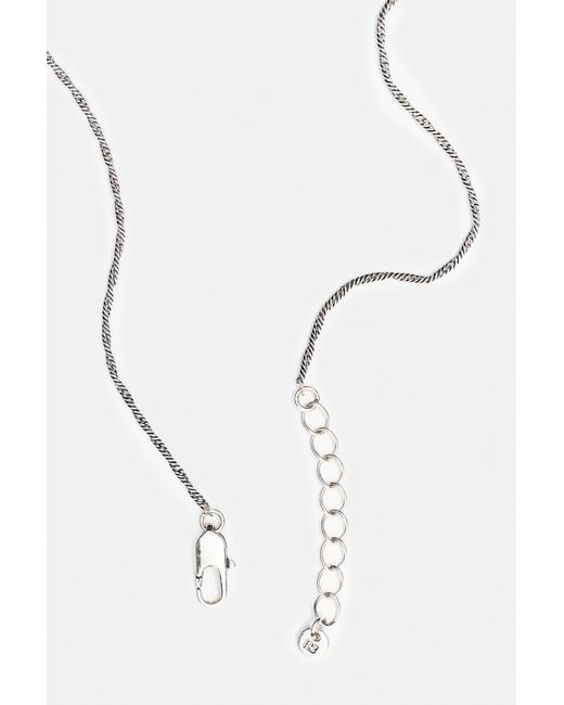 Collier Pendentif Sac Pull&Bear en coloris White