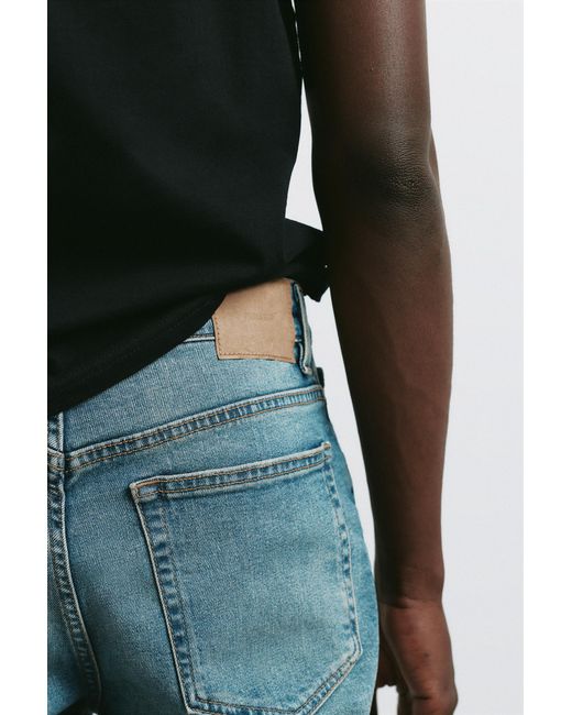 Pull&Bear Slim Fit Jeans in het Blue voor heren