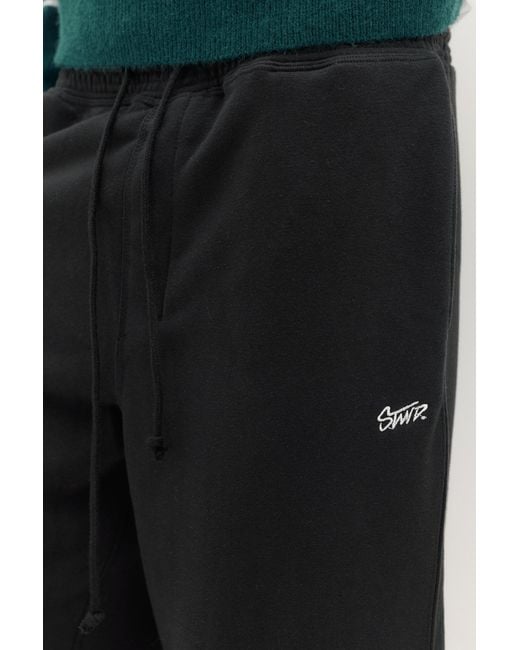 Pull&Bear Black Stwd Tracksuit Bottoms for men