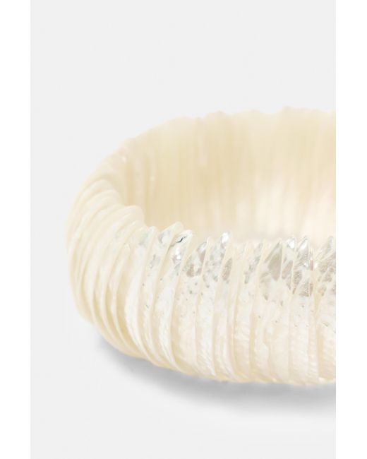 Bracelet Effet Nacre Pull&Bear en coloris White