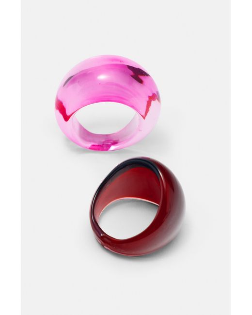 Set Anelli di Pull&Bear in Pink