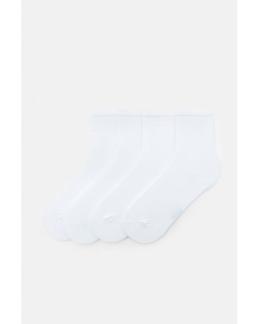 Pull&Bear 4-Pack Fijne Sokken in het White voor heren