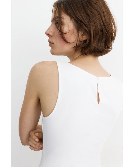 Vestito Midi di Pull&Bear in White