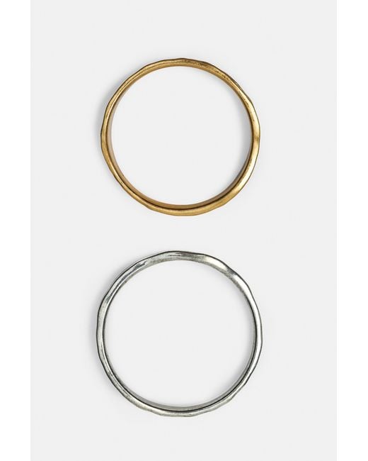 Set 2 Bracciali Testurizzati di Pull&Bear in White