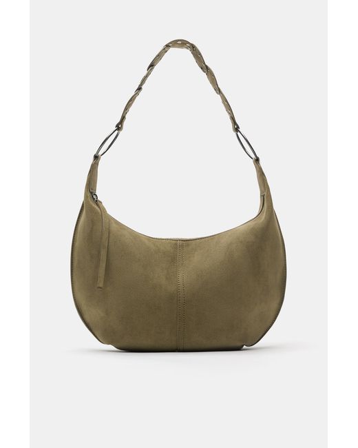 Pull&Bear Schoudertas Met Studs in het Blue