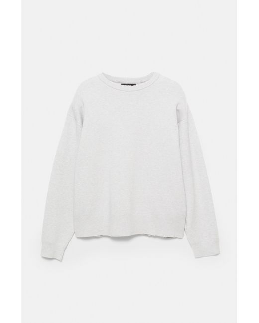 Pull&Bear Blue Soft Knit Jumper for men