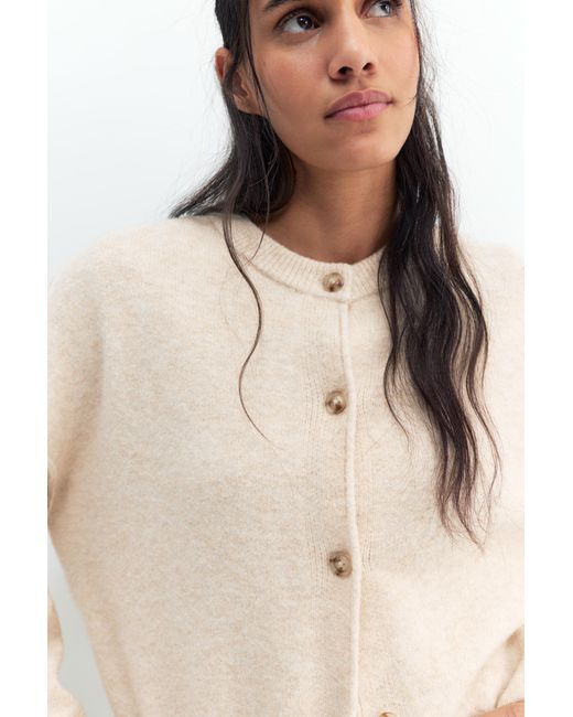 Cardigan di Pull&Bear in Natural