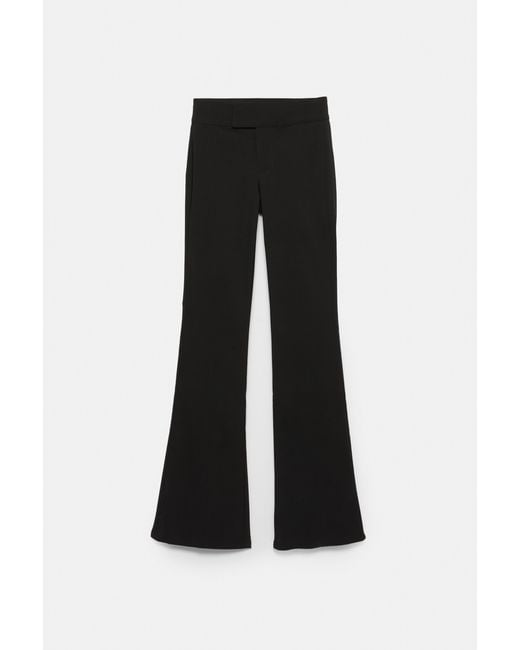 Pull&Bear Blue Mid-Rise Bootcut Trousers