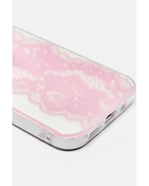 Pull&Bear Pink Lace Iphone Case