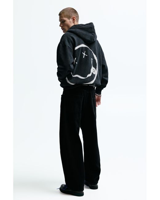 Sweat Nirvana À Capuche Zippé Pull&Bear pour homme en coloris Black