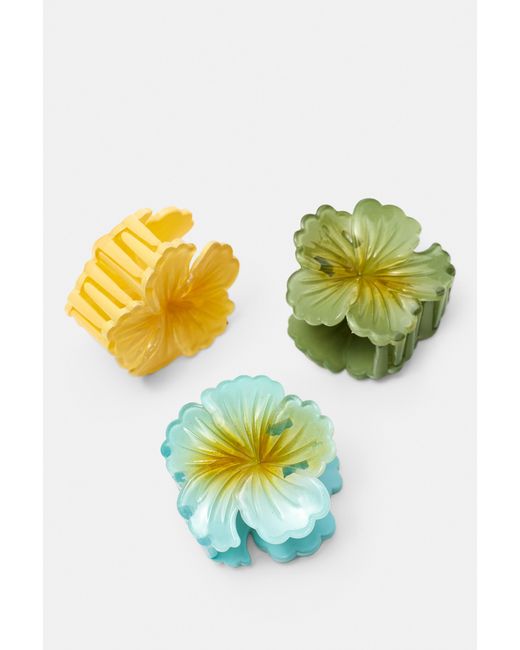 Set 6 Fermagli A Fiore di Pull&Bear in Pink