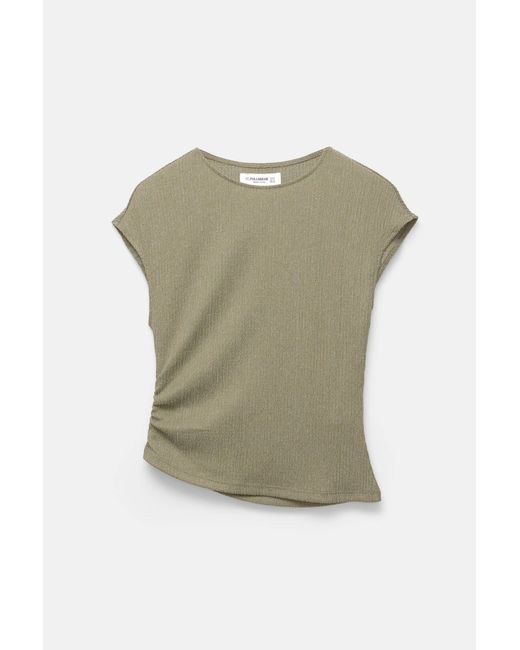 Pull&Bear Green Bambula-Top