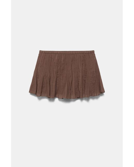 Minijupe Pull&Bear en coloris Brown