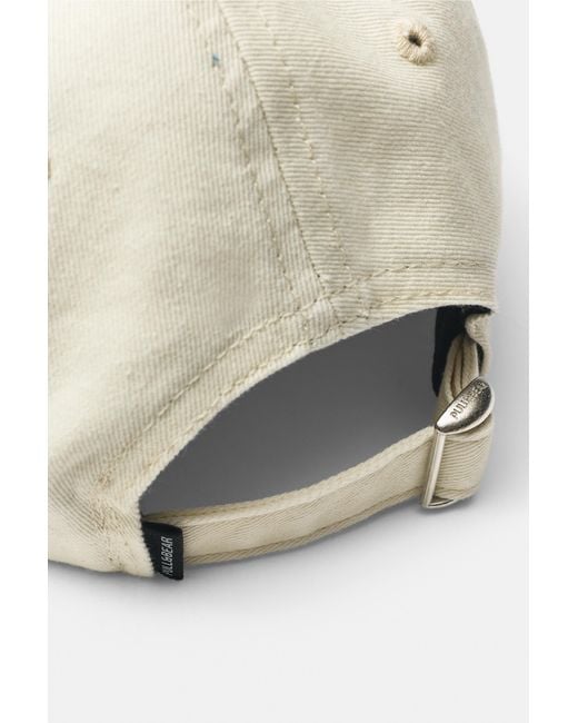 Pull&Bear White Hometown Hoops Cap for men
