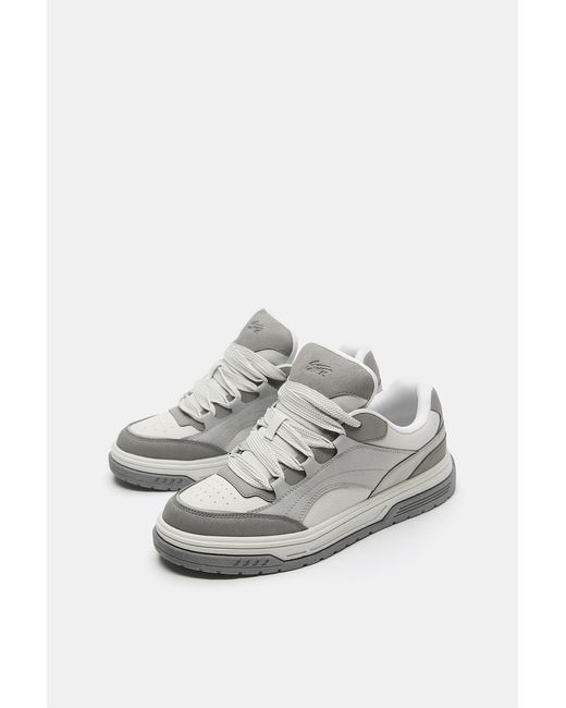 Pull&Bear Blue Stwd Skate Trainers for men