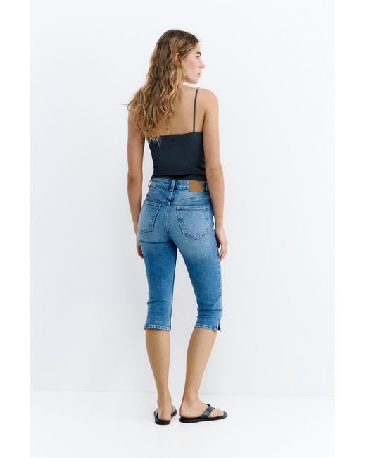 Pull&Bear Blue Thin Strap Top
