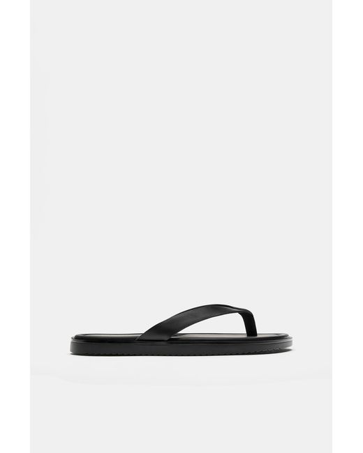 Pull&Bear Flache Sandalen in Gray für Herren