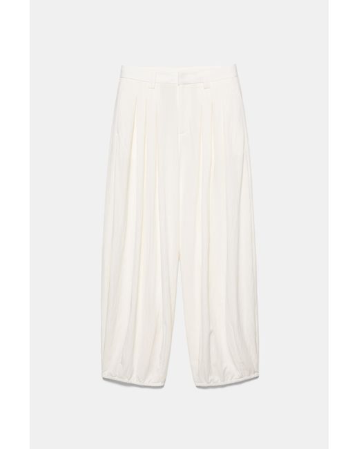 Pull&Bear Multicolor Sarouel Trousers With Darts