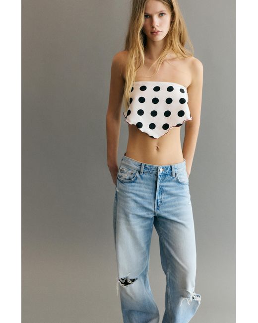 Pull&Bear Multicolor Polka Dot Scarf